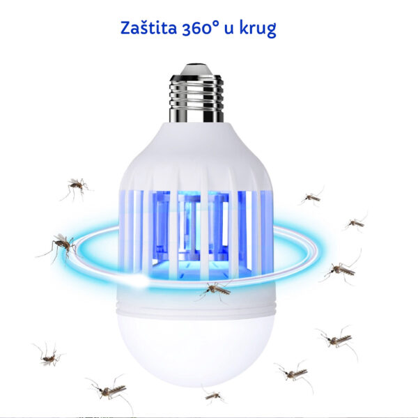 LED ZAPP sijalica protiv komaraca - Image 9