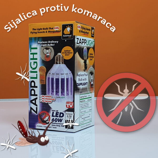 LED ZAPP sijalica protiv komaraca - Image 7