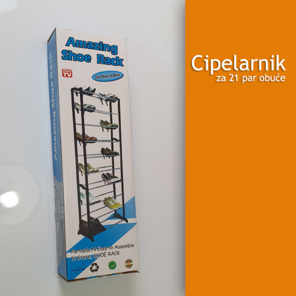 Polica za obuću - cipelarnik za 21 par obuće - Image 5