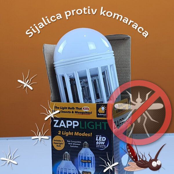 LED ZAPP sijalica protiv komaraca - Image 5