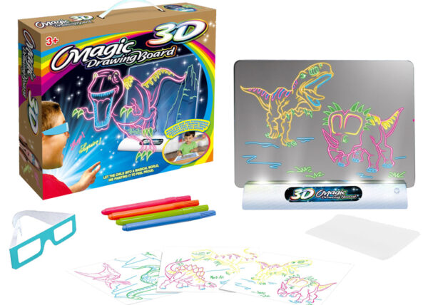 3D svetleća tabla za crtanje i pisanje - Image 3