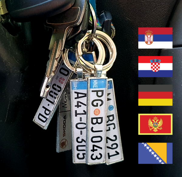 Tvoj lični privezak za ključeve sa registracijom tvojih kola (Personalizovano) - Image 3