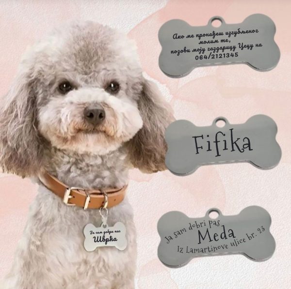 Personalizovani ID privezak za pse